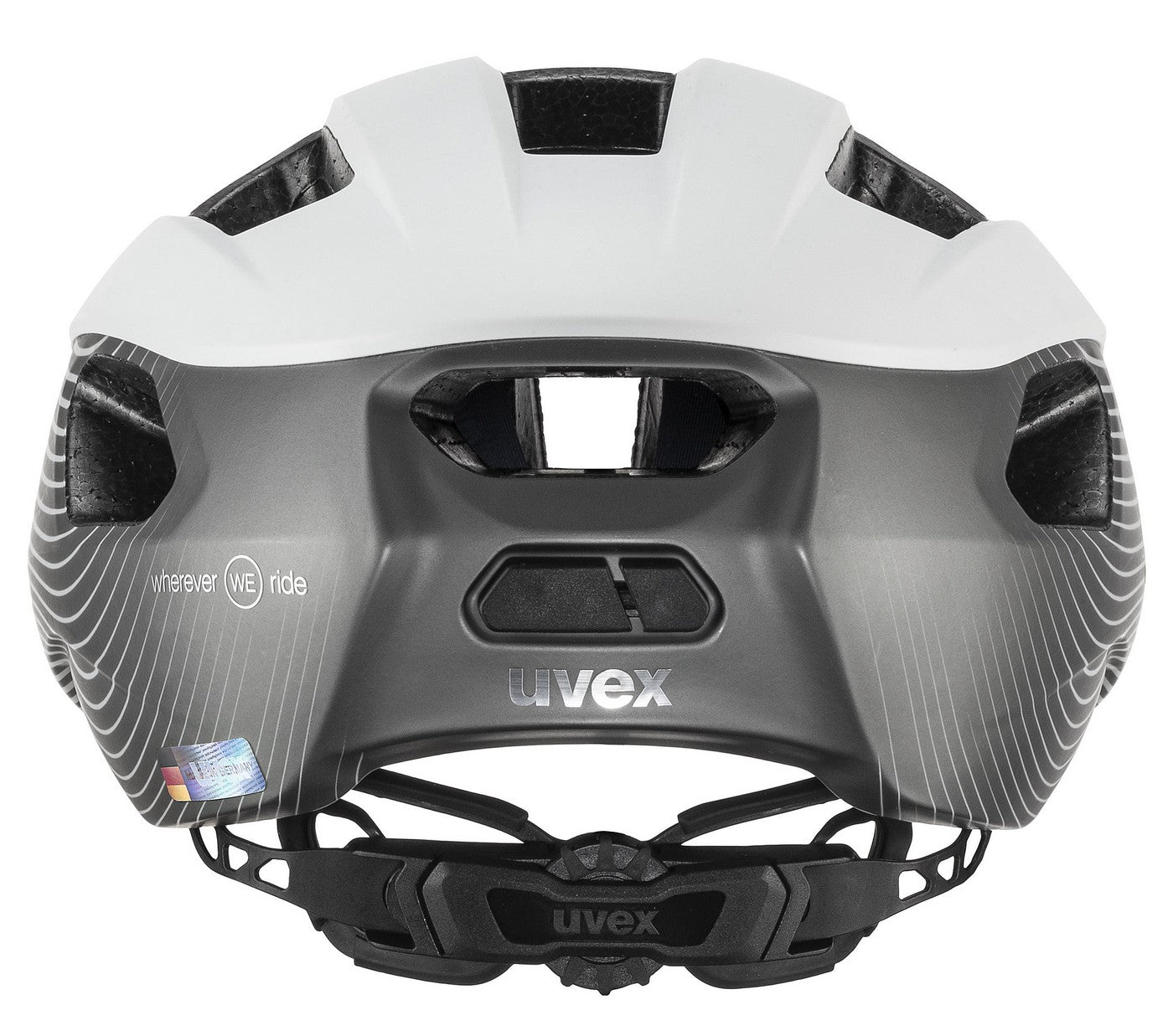 Šalmas Uvex rise cc white-grey WE-56-59CM