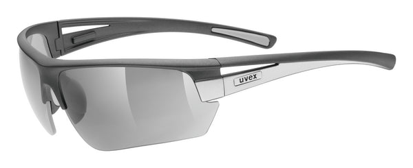 Akiniai Uvex gravic dark grey mat silver
