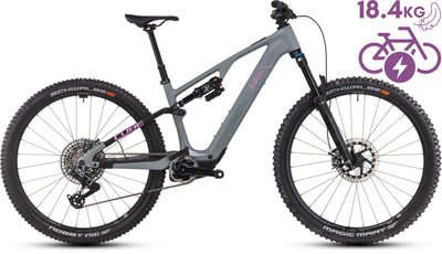 Elektrinis dviratis Cube AMS Hybrid ONE44 C:68X TM 400X 29 swampgrey'n'purplereflex 2024 L