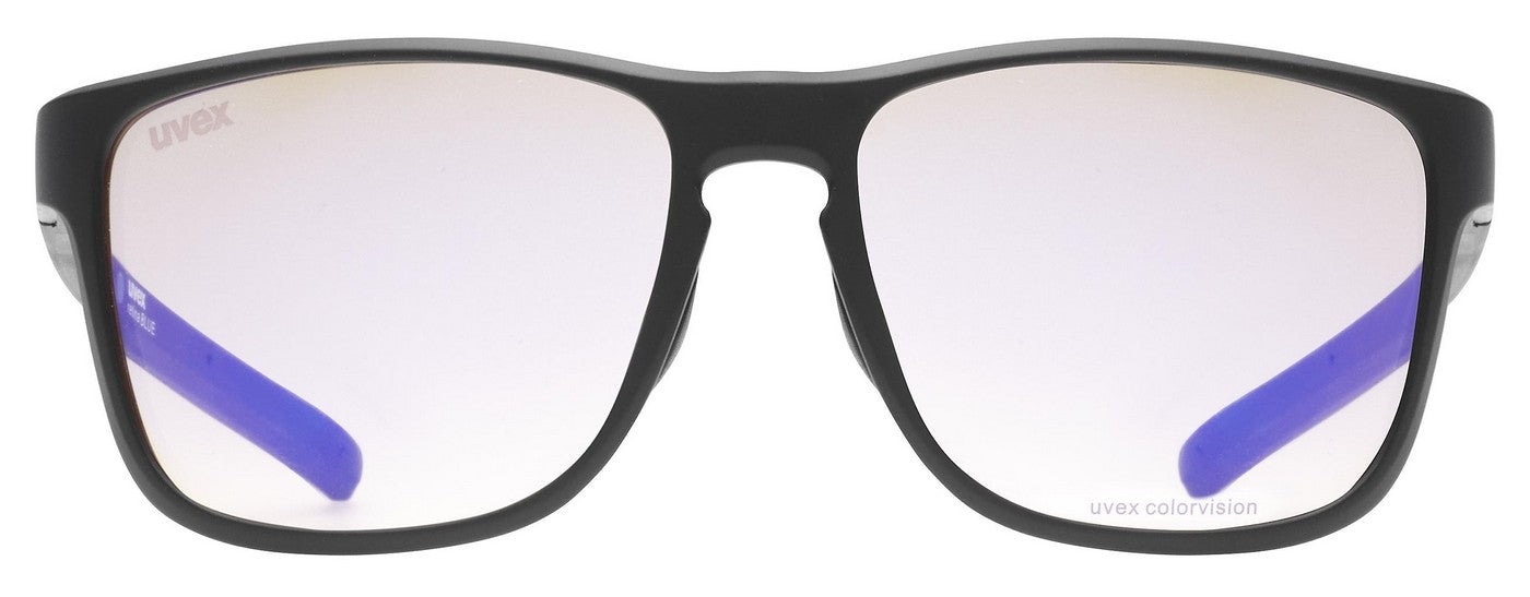 Dviratininko akiniai Uvex retina BLUE CV black matt / yellow
