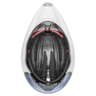 Šalmas Uvex Race 8 white red-56-58CM