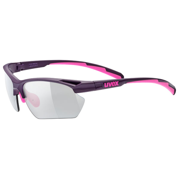 Akiniai Uvex Sportstyle 802 variomatic small purple pink mat