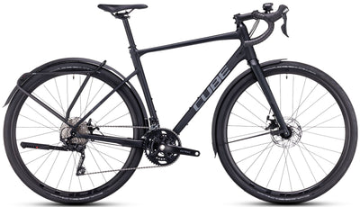 Dviratis Cube Nuroad Pro FE metalblack'n'grey 2023-56 cm / M