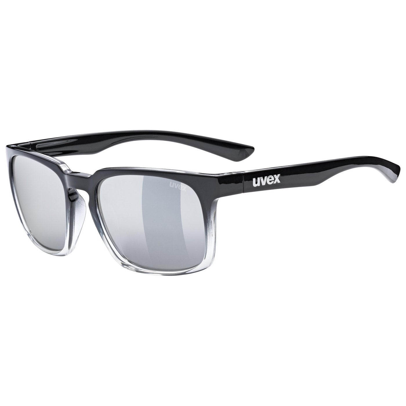 Akiniai Uvex lgl 35 black clear / mirror silver