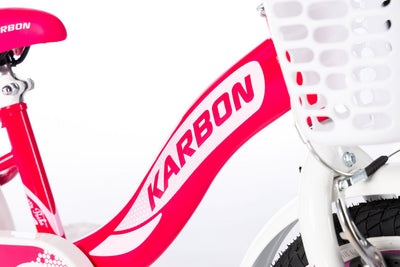 Dviratis Karbon Kitty 16 pink-white