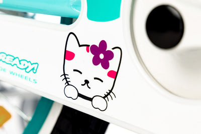 Dviratis Karbon Kitty 20 turquoise-white