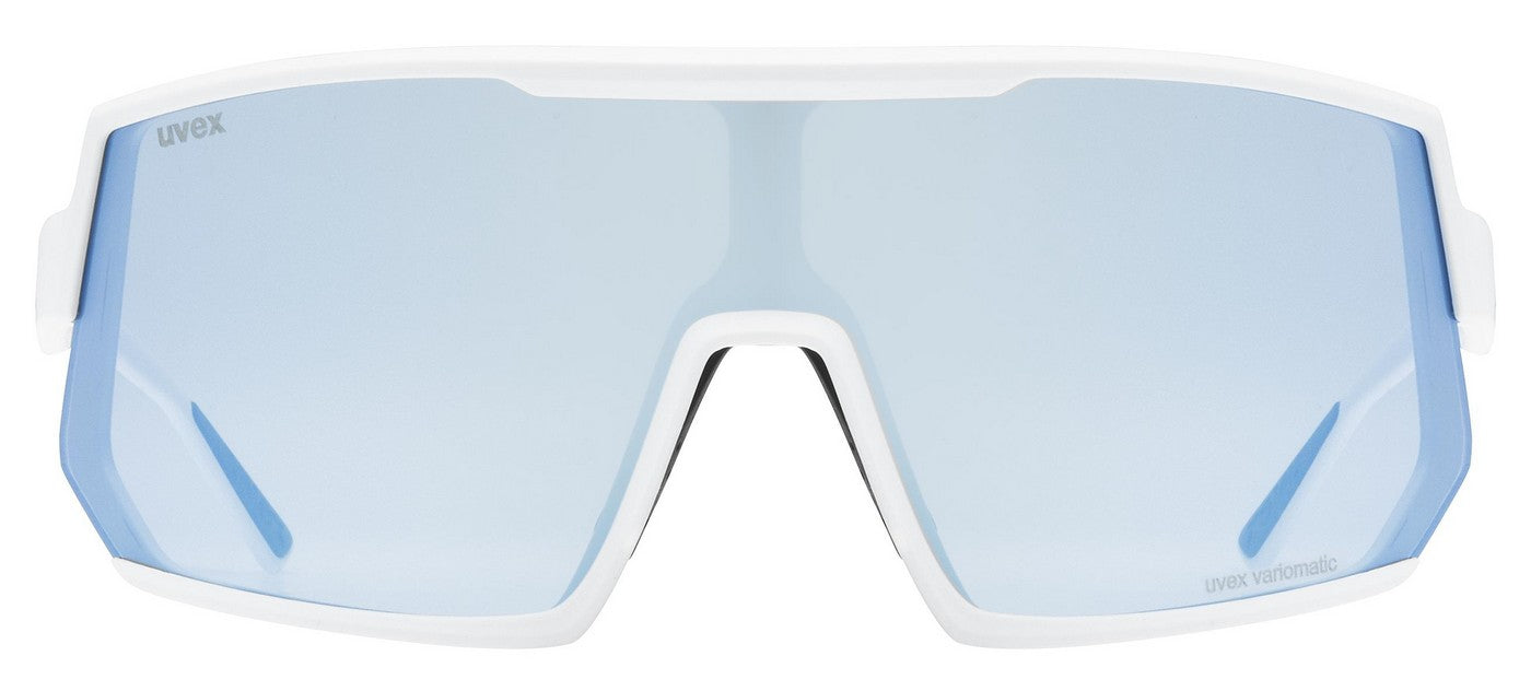 Dviratininko akiniai Uvex sportstyle 235 V white matt / litemirror blue