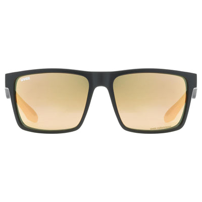 Akiniai Uvex lgl 50 CV black mat / mirror champagne