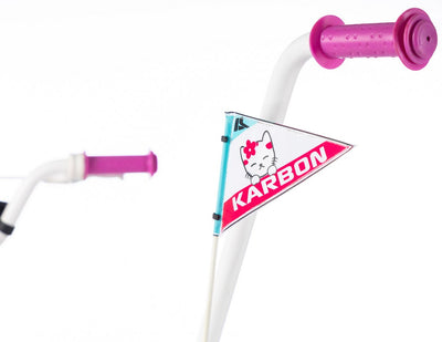 Dviratis Karbon Kitty 16 pink-white