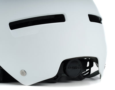 Šalmas Cube DIRT 2.0 white'n'grey-L (57-62)