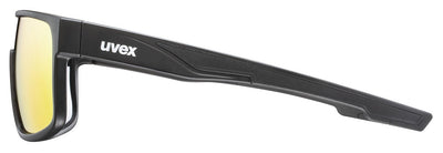Dviratininko akiniai Uvex LGL 51 black matt / mirror red