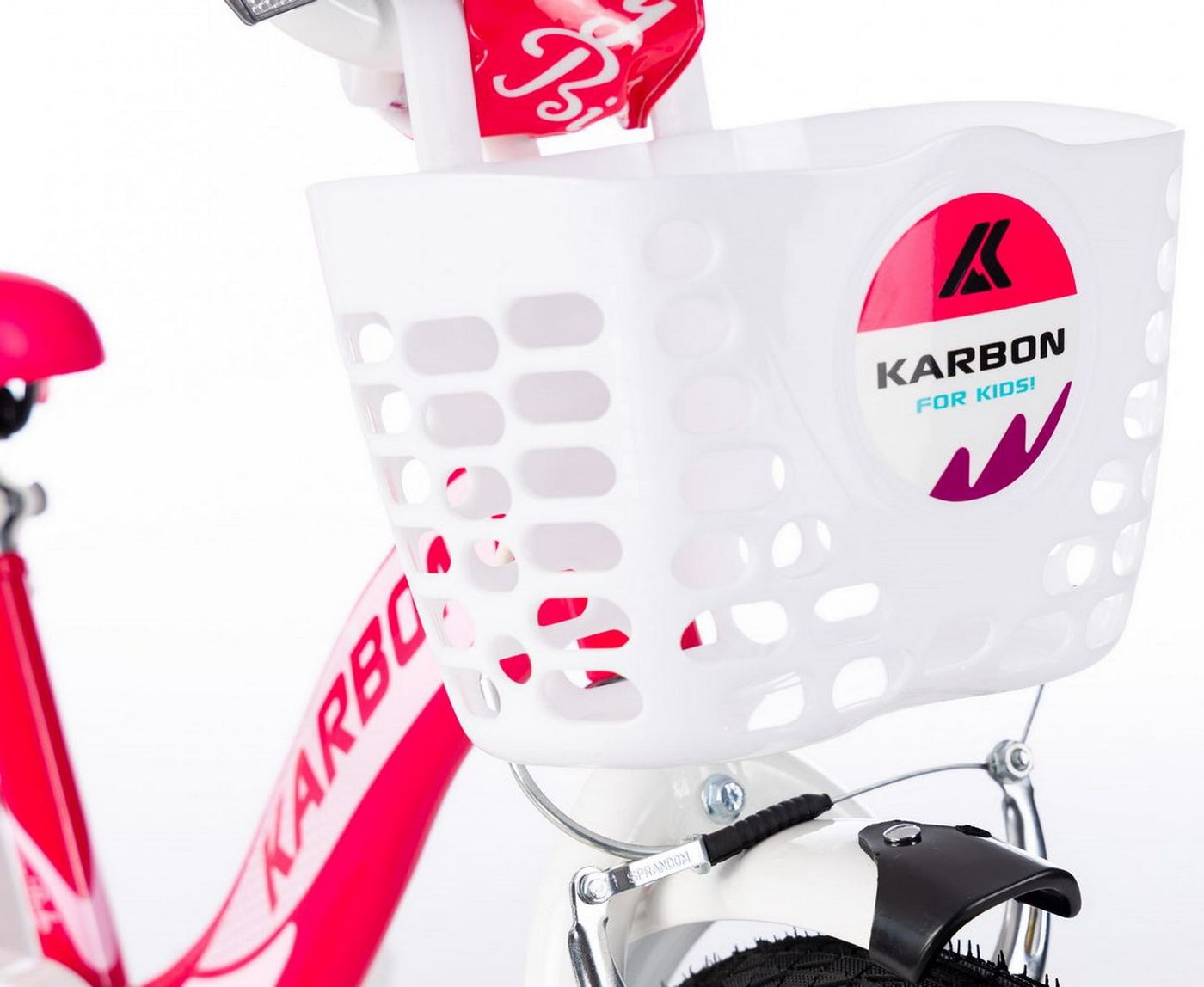 Dviratis Karbon Kitty 16 pink-white