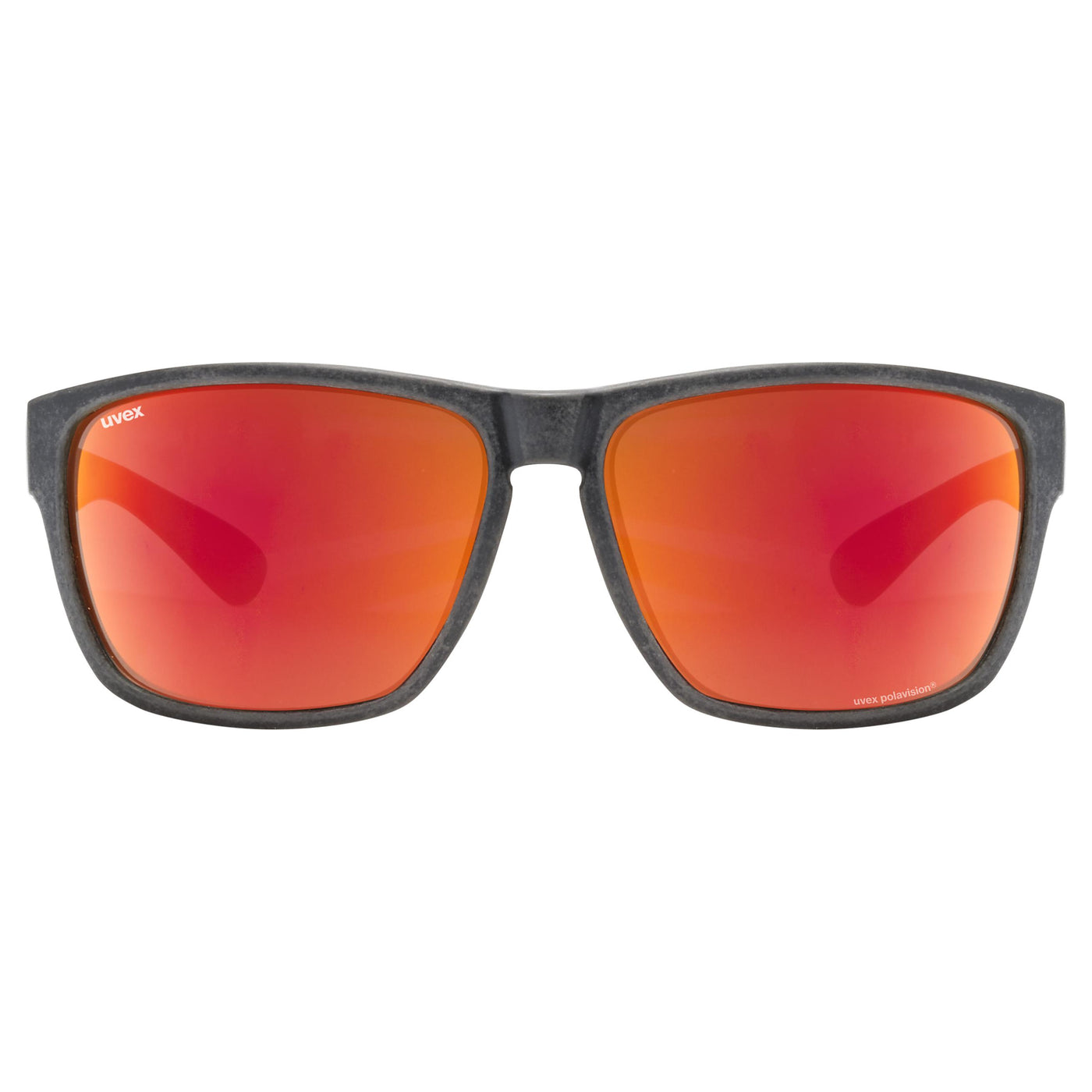 Akiniai Uvex lgl ocean P black mat / mirror red