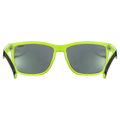 Akiniai Uvex lgl 39 black lime / mirror yellow
