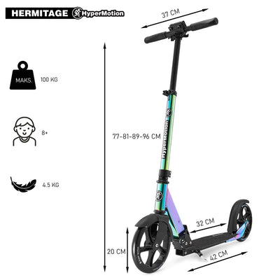 Paspirtukas HyperMotion Hermitage multicolor