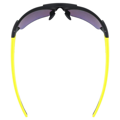 Akiniai Uvex Blaze III black mat yellow / mirror yellow