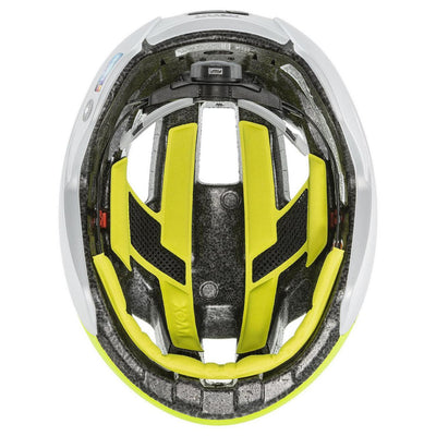 Šalmas Uvex Rise cc Tocsen neon yellow-silver mat-52-56CM