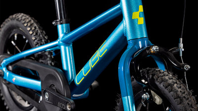 Dviratis Cube Numove 120 RT blue'n'lime 2025