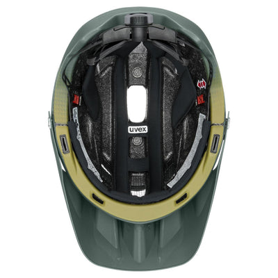 Šalmas Uvex Quatro integrale Toc forest mustard mat-56-61CM