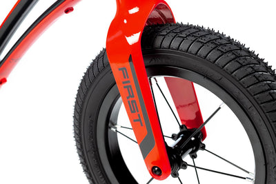 Balansinis dviratukas Karbon First red-black