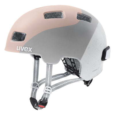 Šalmas Uvex City 4 dust rose-grey wave WE-55-58CM