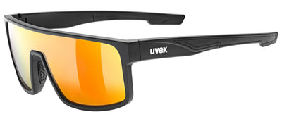Dviratininko akiniai Uvex LGL 51 black matt / mirror red