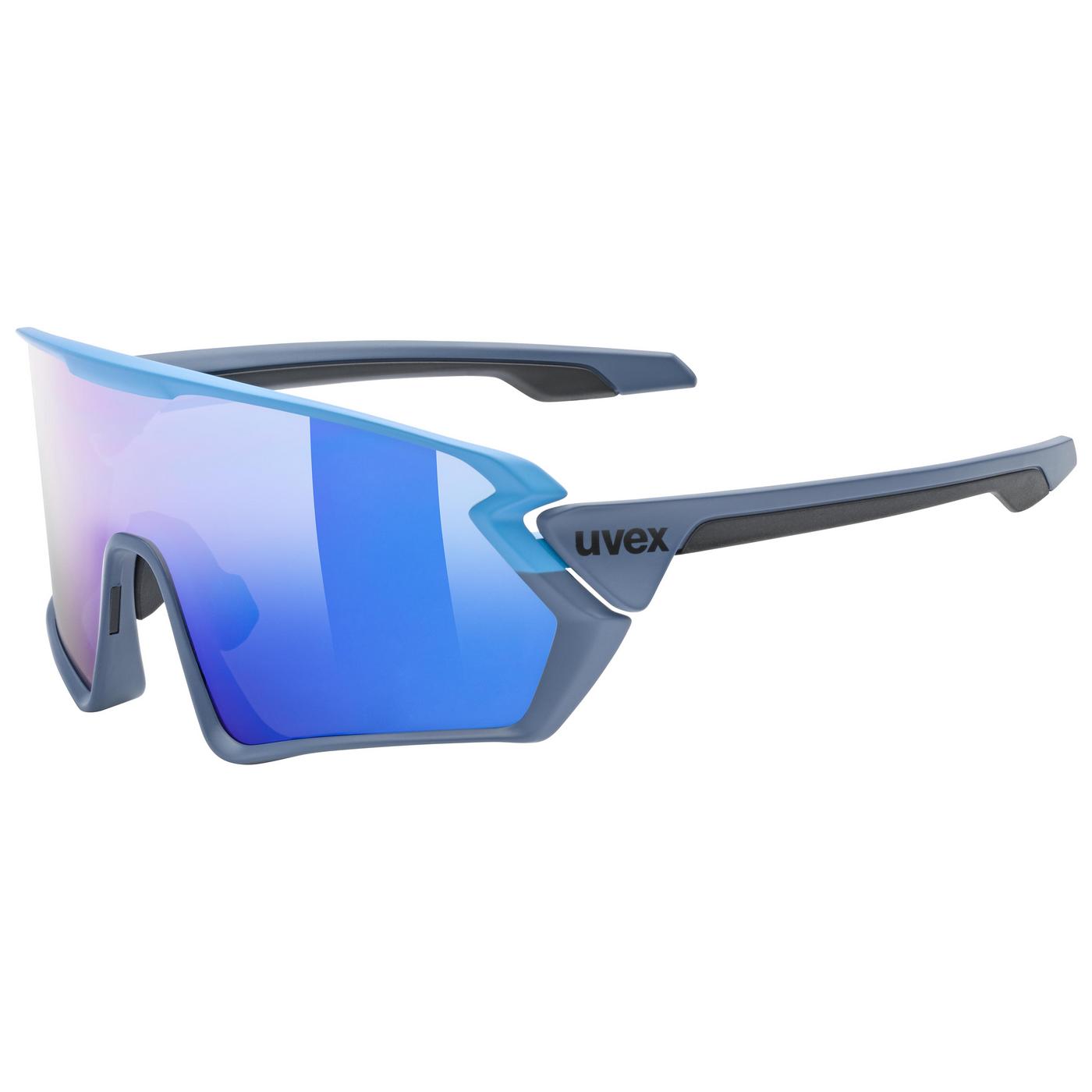 Akiniai Uvex Sportstyle 231 blue grey mat / mirror blue