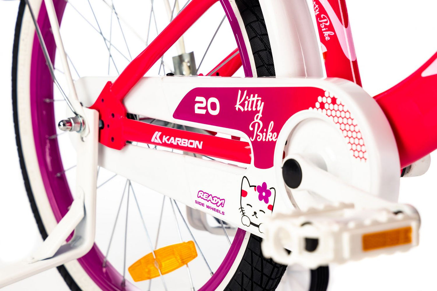 Dviratis Karbon Kitty 20 pink-white
