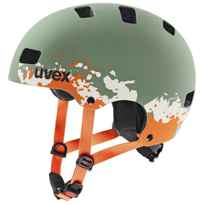 Šalmas Uvex Kid 3 cc moss green-sand mat-51-55CM