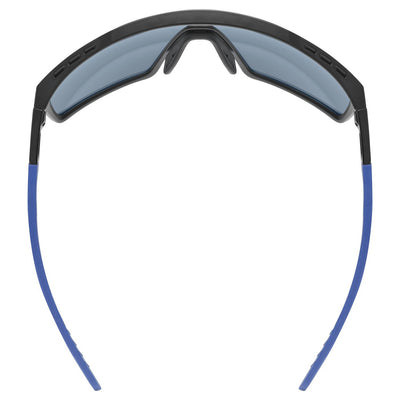 Dviratininko akiniai Uvex mtn perform black-blue matt / mirror blue