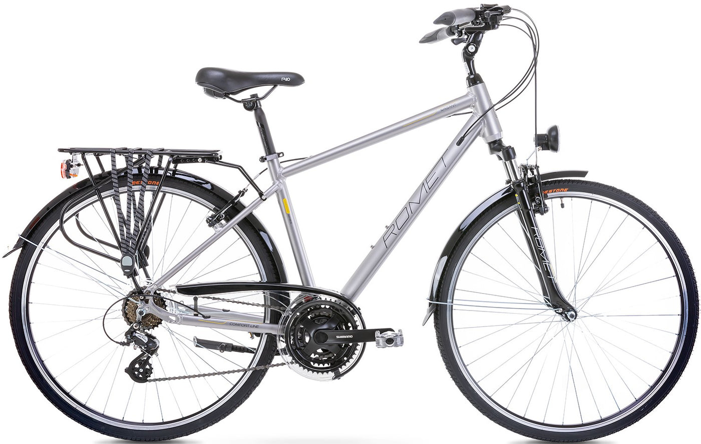 Dviratis Romet Wagant 28" 2023 silver-gold-19" / M