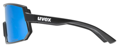 Dviratininko akiniai Uvex sportstyle 235 P black matt / mirror blue