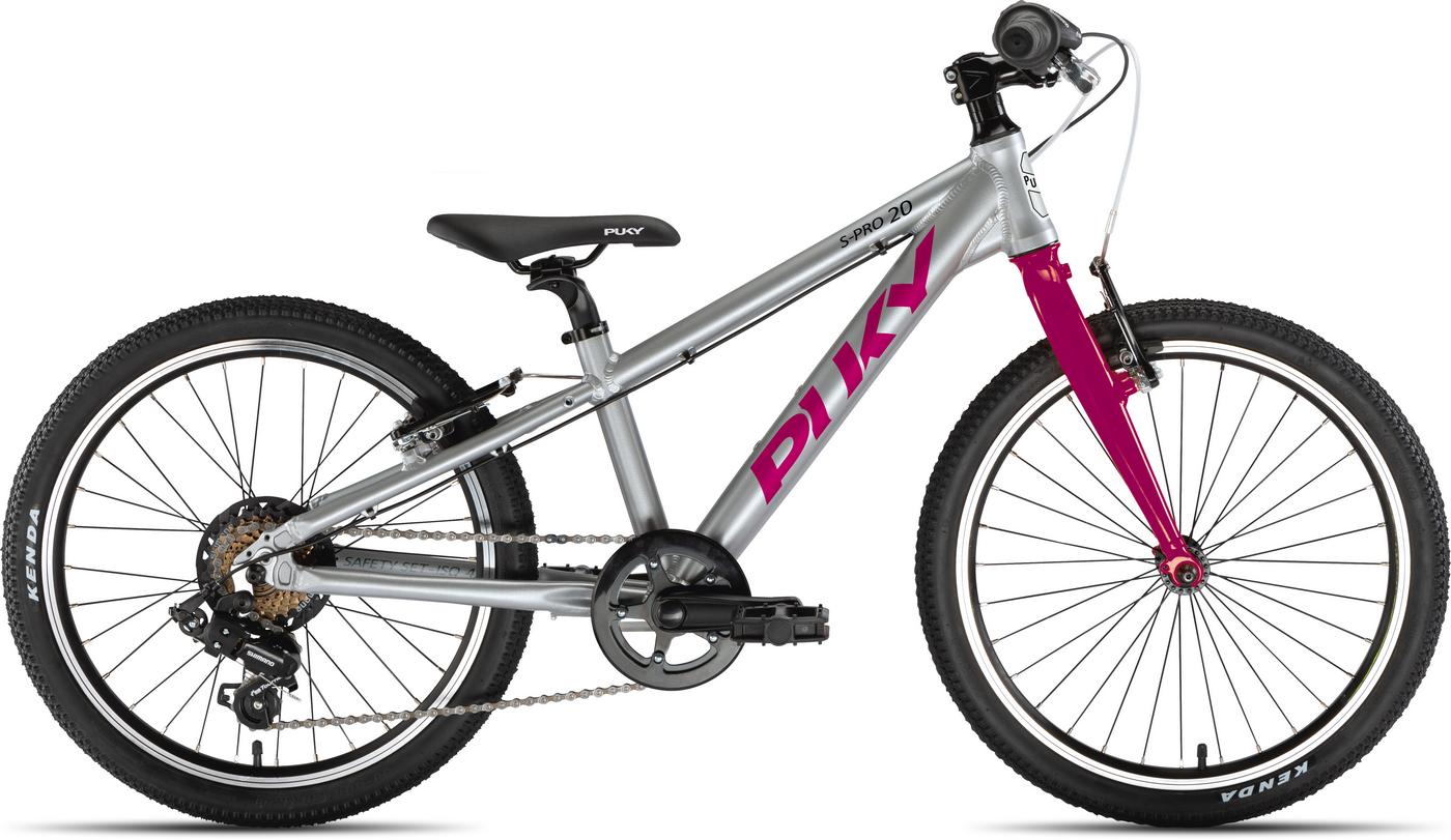 Dviratis PUKY S-Pro 20-7 Alu silver berry