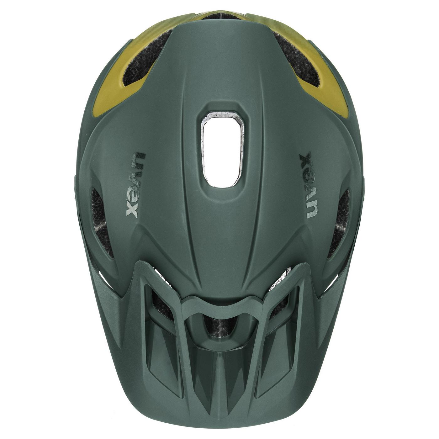 Šalmas Uvex Quatro integrale Toc forest mustard mat-52-57CM