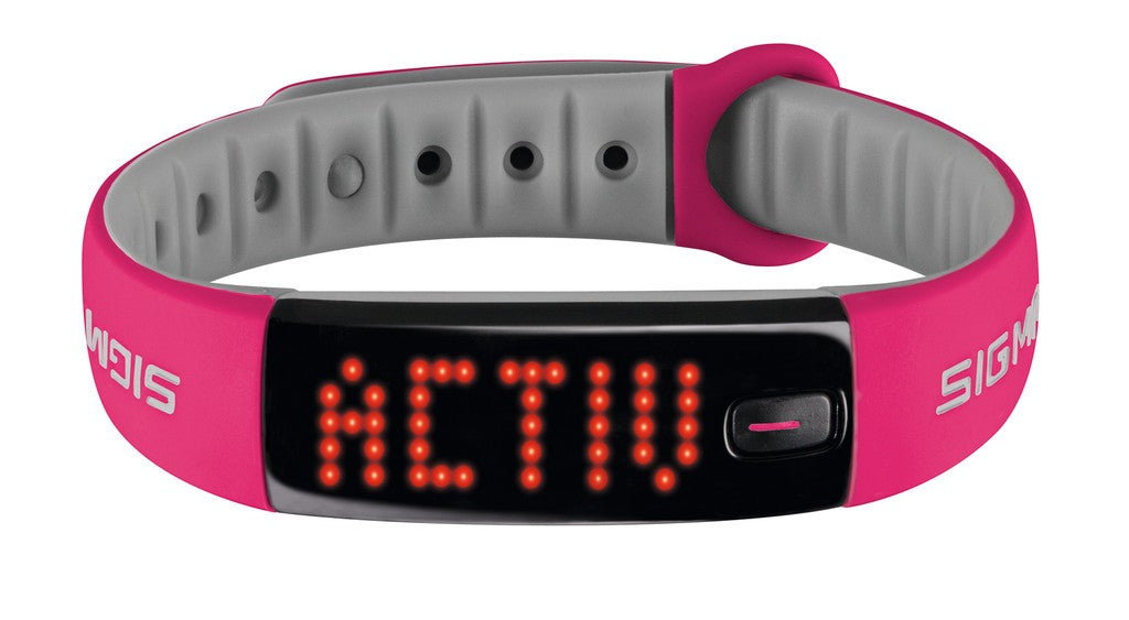 Aktyvumo apyrankė/pėdomatis Sigma ACTIVO pink