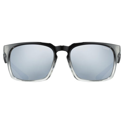 Akiniai Uvex lgl 35 black clear / mirror silver