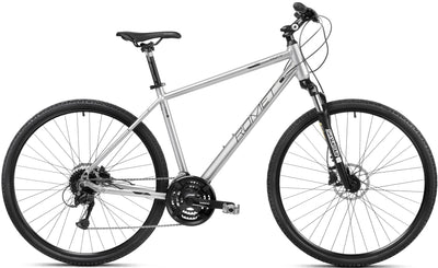 Dviratis Romet Orkan 4 M Lite 28" 2023 silver-black-18" / M