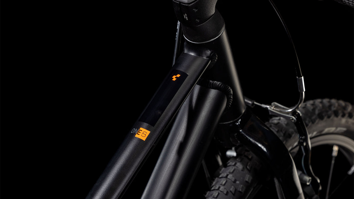 Dviratis Cube Numove 180 black'n'orange 2025