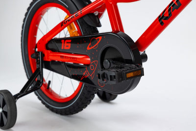 Dviratis Karbon Rocket ALU 16 red-black