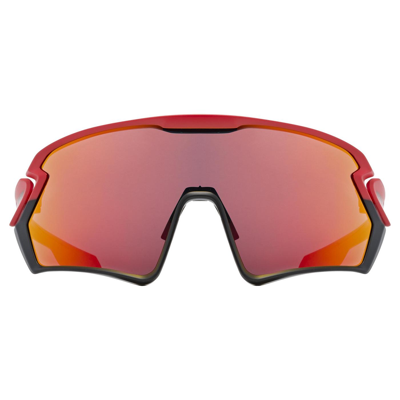 Akiniai Uvex Sportstyle 231 red black mat / mirror red