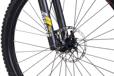 Dviratis UNIBIKE Flite 29 2022 black-yellow-21"