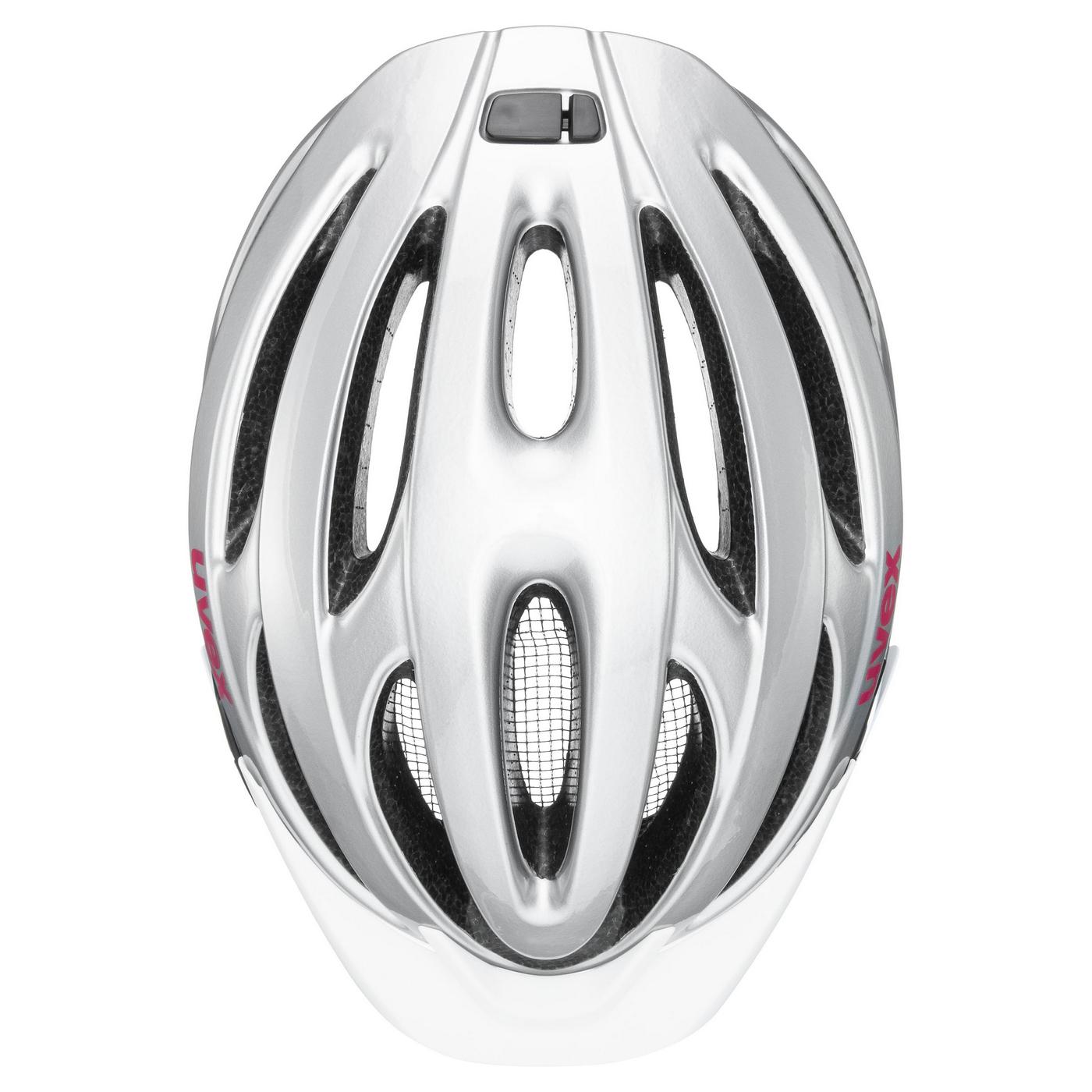 Šalmas Uvex True silver-fuchsia-52-56CM