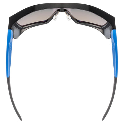 Dviratininko akiniai Uvex mtn style P black-blue matt / mirror blue