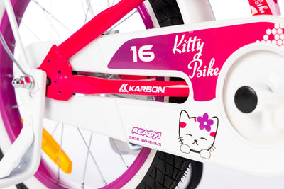 Dviratis Karbon Kitty 16 pink-white