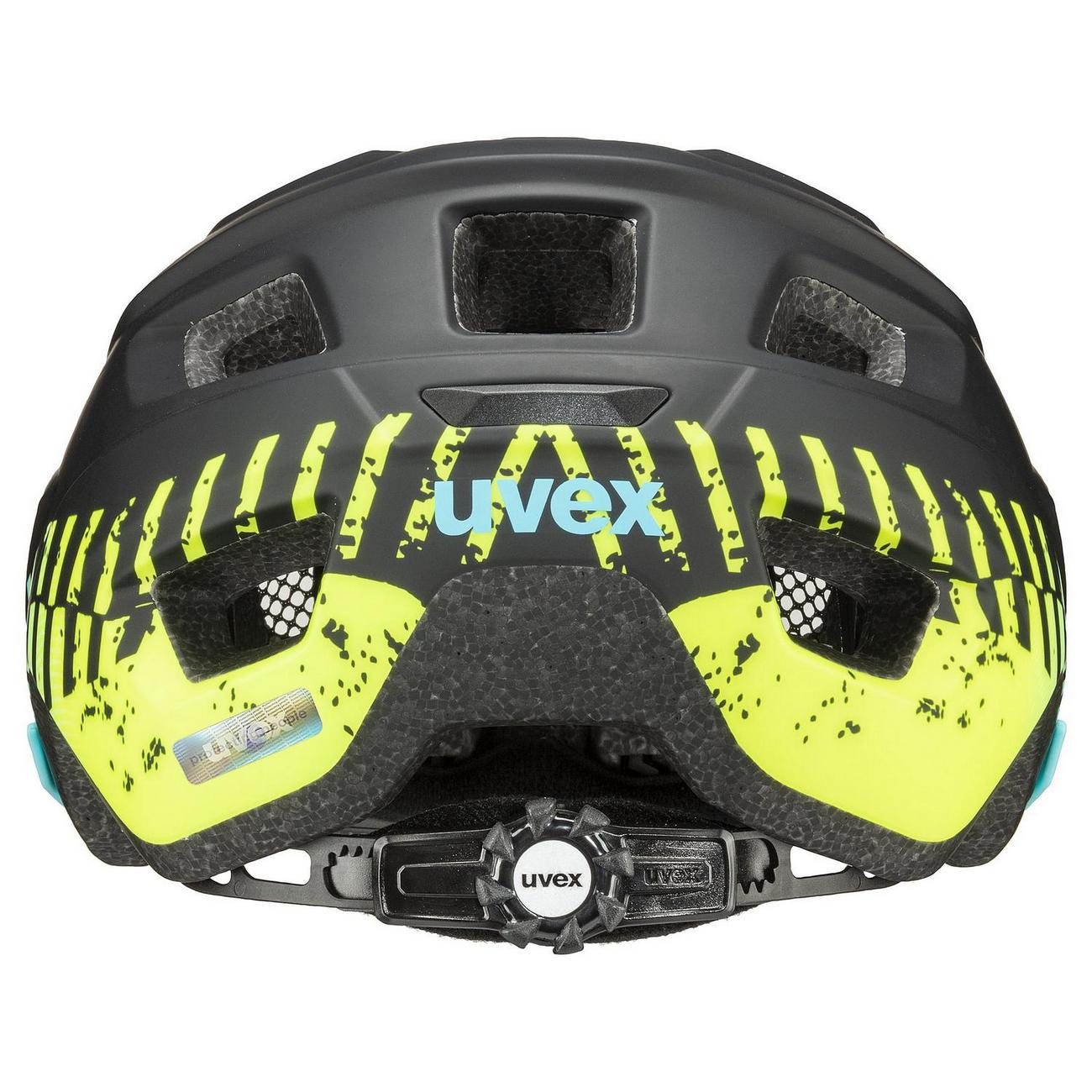 Šalmas Uvex Access black aqua lime mat-57-61CM