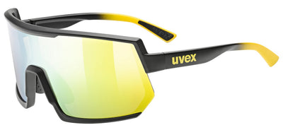 Dviratininko akiniai Uvex sportstyle 235 sunbee-black matt / mirror yellow