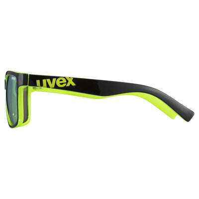 Akiniai Uvex lgl 39 black lime / mirror yellow