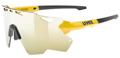 Dviratininko akiniai Uvex sportstyle 228 sunbee black matt / mirror yellow