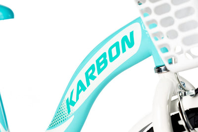 Dviratis Karbon Kitty 20 turquoise-white