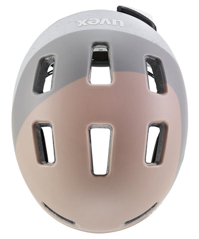 Šalmas Uvex city 4 dust rose-grey wave WE-51-55CM